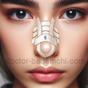 آموزش چسب زدن بینی بعد از عمل