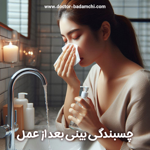 چسبندگی بینی بعد از عمل + دکتر بهرام بادامچی