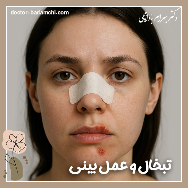 تبخال و عمل بینی + دکتر بهرام بادامچی