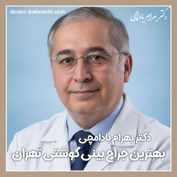 دکتر بهرام بادامچی بهترین جراح بینی گوشتی تهران